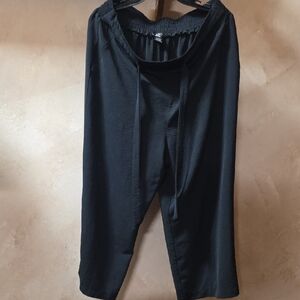 Soho Black Polyester Pants